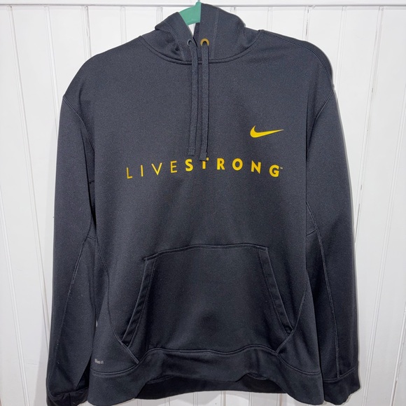 Nike Other - Nike Black and Gold LIVESTRONG Sweatshirt